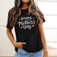 thumbnail image 2 of EQWLJWE Hauts pour Femmes T-Shirt Graphique Surdimensionné Manches Courtes Col Rond Épaule Tombante Décontracté Liquidation, 2 of 7