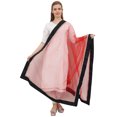 thumbnail image 5 of Phagun Indain Foulard Hijab pour Femmes, Jeté en Filet, Dupatta, Chunni, Tour de Cou - Rouge, 5 of 5