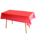 thumbnail image 4 of Penkiiy Disposable Tablecloth Plastic Party Plain Tablecloth Plastic Cloth Birthday Dessert Table Solid Color Tablecloth Water Proof And Oil Proof Tablecloth 54 x 108 In, 4 of 7