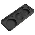 thumbnail image 2 of Tnarru Tapis de Compression en Silicone pour Café avec Rangement Résistant à la Chaleur Léger Polyvalent pour Porte-Filtre et Accessoires 24x9.4x2.2cm Noir, 2 of 8