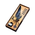 thumbnail image 4 of Mechanical Wing Quill Dipped Water Gift Box Carved Pen With Base Holiday Birthday Gift 15ML, 4 of 4