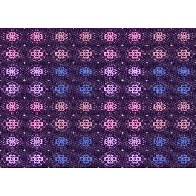 Ahgly Company Tapis Rectangulaire Lavable en Machine Intérieur Transitionnel Violet Violet, 3 Pieds x 5 Pieds