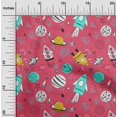 thumbnail image 2 of oneOone Rayon Pink Fabric Galaxy Fabric For Sewing Printed Craft Fabric By The Yard 56 Inch Wide, 2 of 4