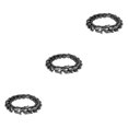thumbnail image 2 of Thinsony Distinctive Gothic Punk Dragon Scale Bangle 48 inches Cool and Contemporary Black 8.26 Inch 3Set, 2 of 6