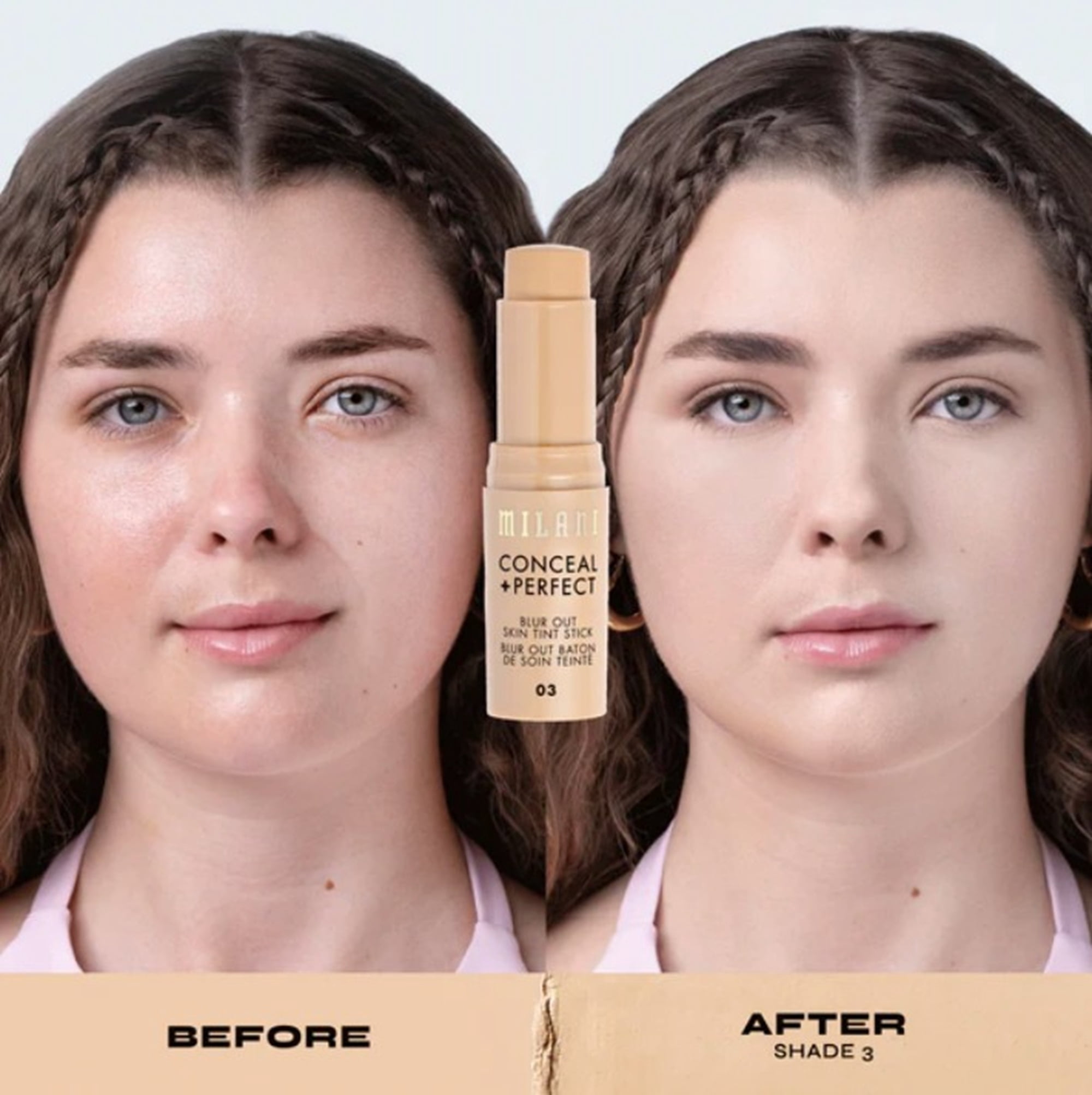 Milani - Teint Correcteur + Flou Parfait - 03 Clair avec Sous-ton Neutre - 1 pièce