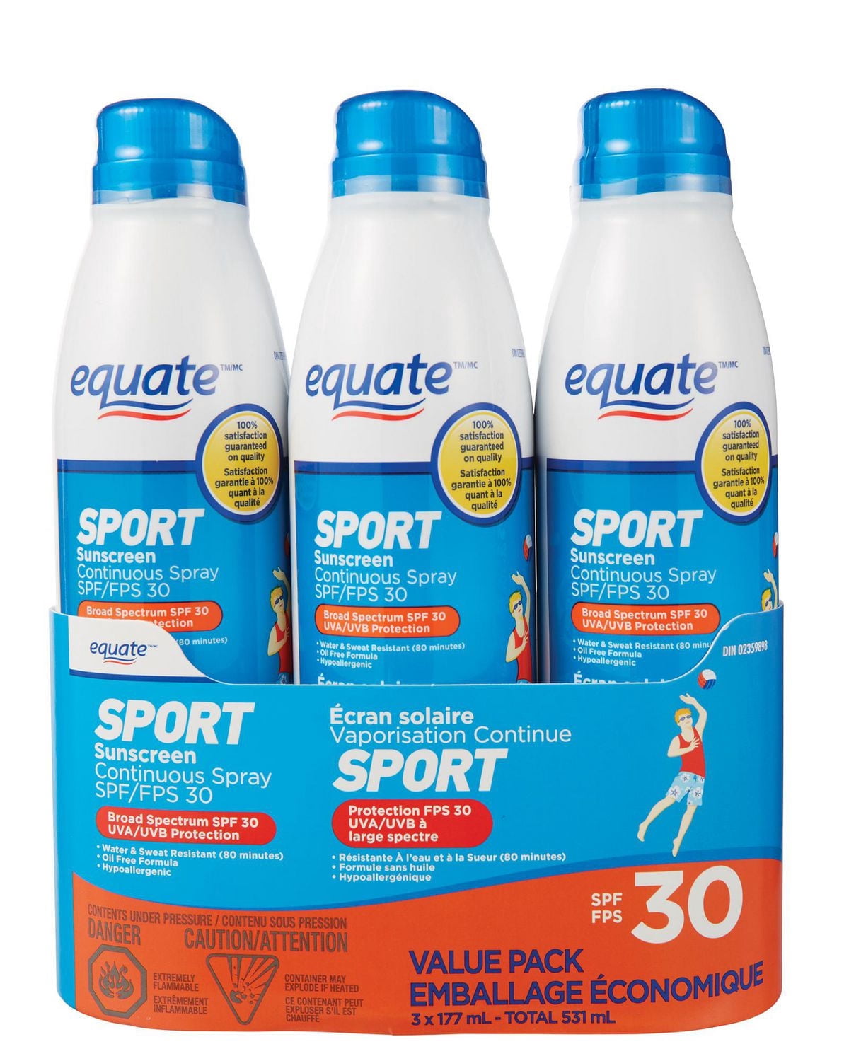 EQUATE PL EQ SPORT 30 CS 3PACK