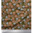 thumbnail image 1 of Soimoi Rayon Fabric Flower Artistic Print Fabric by Yard 42 Inch Wide, 1 of 3