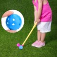 thumbnail image 4 of Practice 50pcs Solid Color Hollow Air  Golf Practice Balls Indoor Golf Balls for Children, 4 of 7