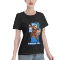 thumbnail image 2 of T-Shirt Basique à Manches Courtes pour Femmes Super Saiyan, 2 of 6