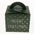thumbnail image 4 of GUOOL 10 Pieces Christmas Candy Boxes 3.5''x3.5''4.7'' Green Star, 4 of 9