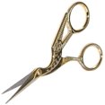 thumbnail image 2 of Arolly Embroidery Scissors 4.5-inch Small Sewing Scissors Retro Style Craft Scissors for Art Needle Work -Light Gold, 2 of 3