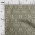 thumbnail image 2 of oneOone Polyester Spandex Dusty Green Fabric Damask Craft Projects Decor Fabric Printed By The Yard 56 Inch Wide, 2 of 4