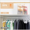thumbnail image 2 of niziyue Pants Hangers Space Saving,Closet Hangers 5 Layers 2 Uses Multi Functional Pants Rack,Metal Heavy Duty Wardrobe Organizer Racks for Clothes Trousers Scarves Ties (2Pack Gold), 2 of 7