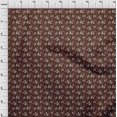 thumbnail image 4 of oneOone Polyester Spandex Maroon Fabric Kids Floral Sewing Craft Projects Fabric Prints By Yard 56 Inch Wide, 4 of 4