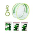 thumbnail image 4 of Milaget PVC Clear Doll Display Case Organizer Mini Doll Figure Storage Case for Doll green, 4 of 8