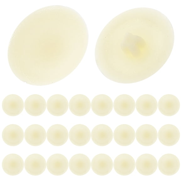 Shisuyan 500pcs Plastic Screw Covers Decorative Caps Screw Thread Protector Caps Self Tapping Screw Caps For Furniture And Cabinet Hole Filler