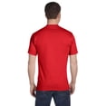 thumbnail image 3 of Hanes T-shirt à Manches Courtes pour Hommes 5,2 oz, TG, Rouge Athlétique, 3 of 3
