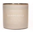 thumbnail image 1 of Colonial Candle Sandcastle Sunset Scented Jar Candle, Pop of Color Collection, 3 Wick, Green, 14.5 oz - Up to 60 Hours Burn, 1 of 6