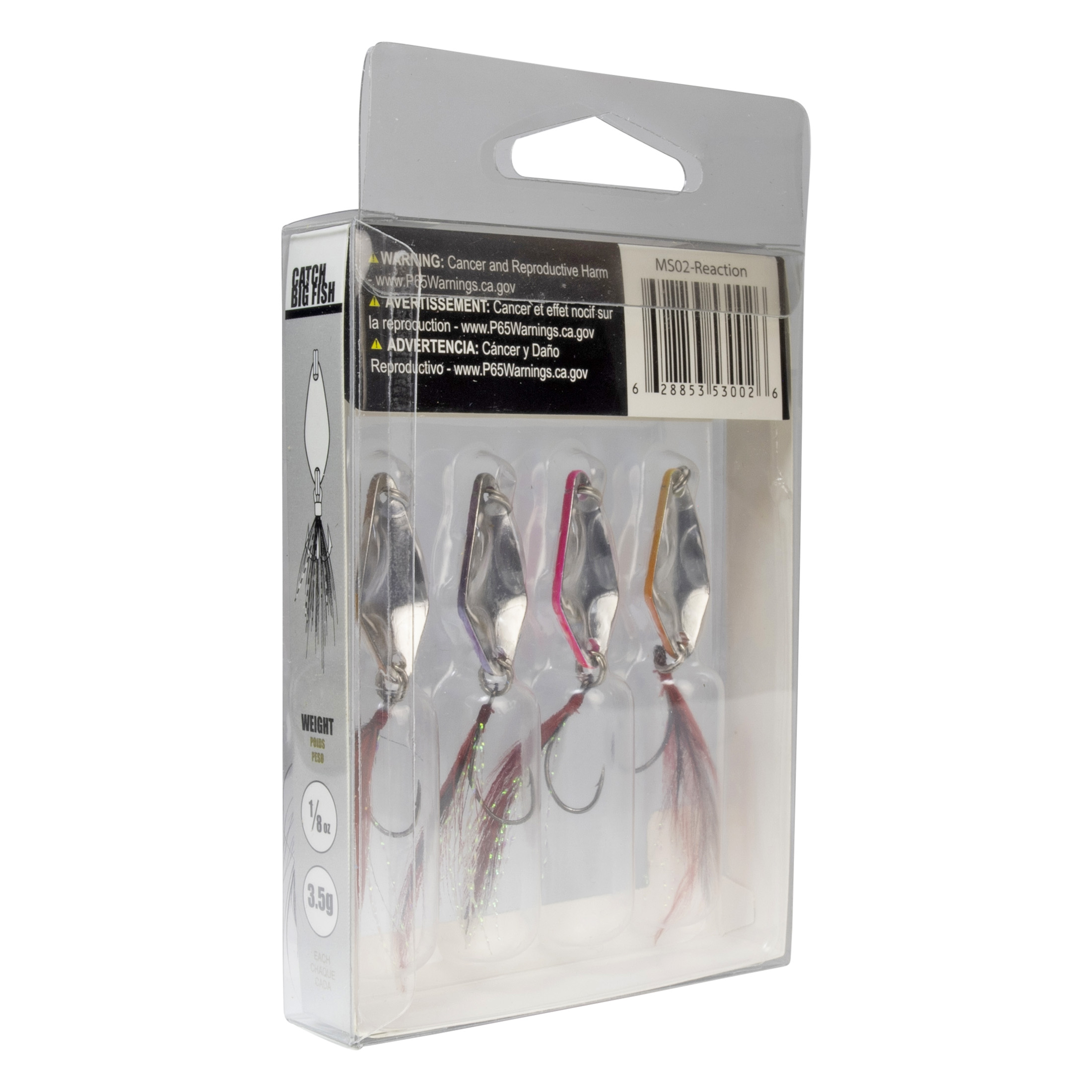 Lunkerhunt Micro Spoon - Fishing Spoon Kit - Reaction Pattern - 1/8 oz