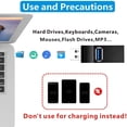 thumbnail image 3 of USB 3.0 Hub 3 Port USB 3.0 Hub High Speed USB Cable Adapter, 3 of 9