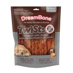 DreamBone Twist Bâtons de bonbons, goût de beurre d'arachide, 36 Nombre – Sticks de Chew sans rawhide pour chiens, traite tous les jours pour l'entraînement & Récompensation