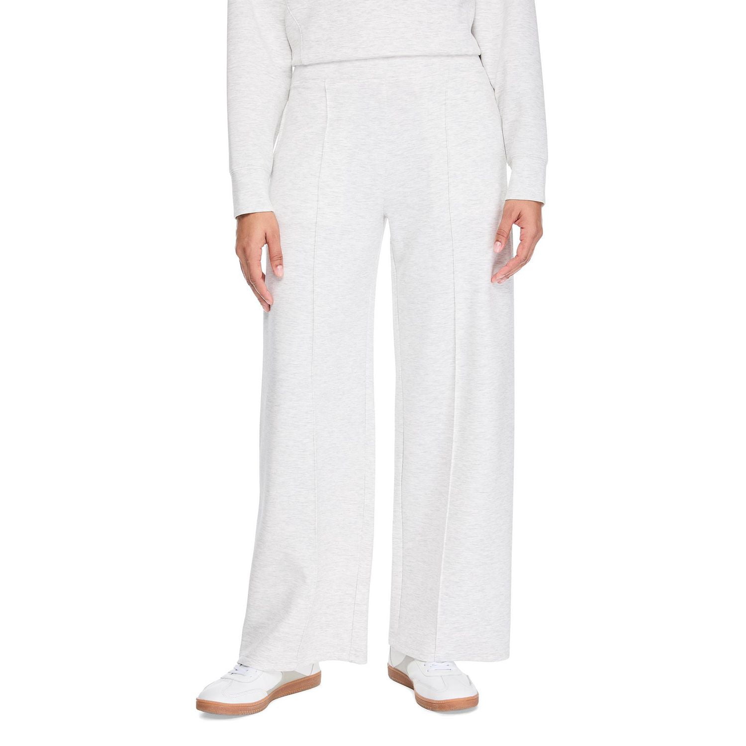 George Women's Scubaknit Pintuck Wide Leg Sweatpant