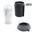 thumbnail image 2 of Kadlawus 2Pcs Cake Box, 50PCS Disposable Round Plastic Cake Boxes, Transparent Dome Cupcake Container for Baking, Food Grade PET Dessert Box, Individual Cake Container for Wedding Birthday Party,, 2 of 9