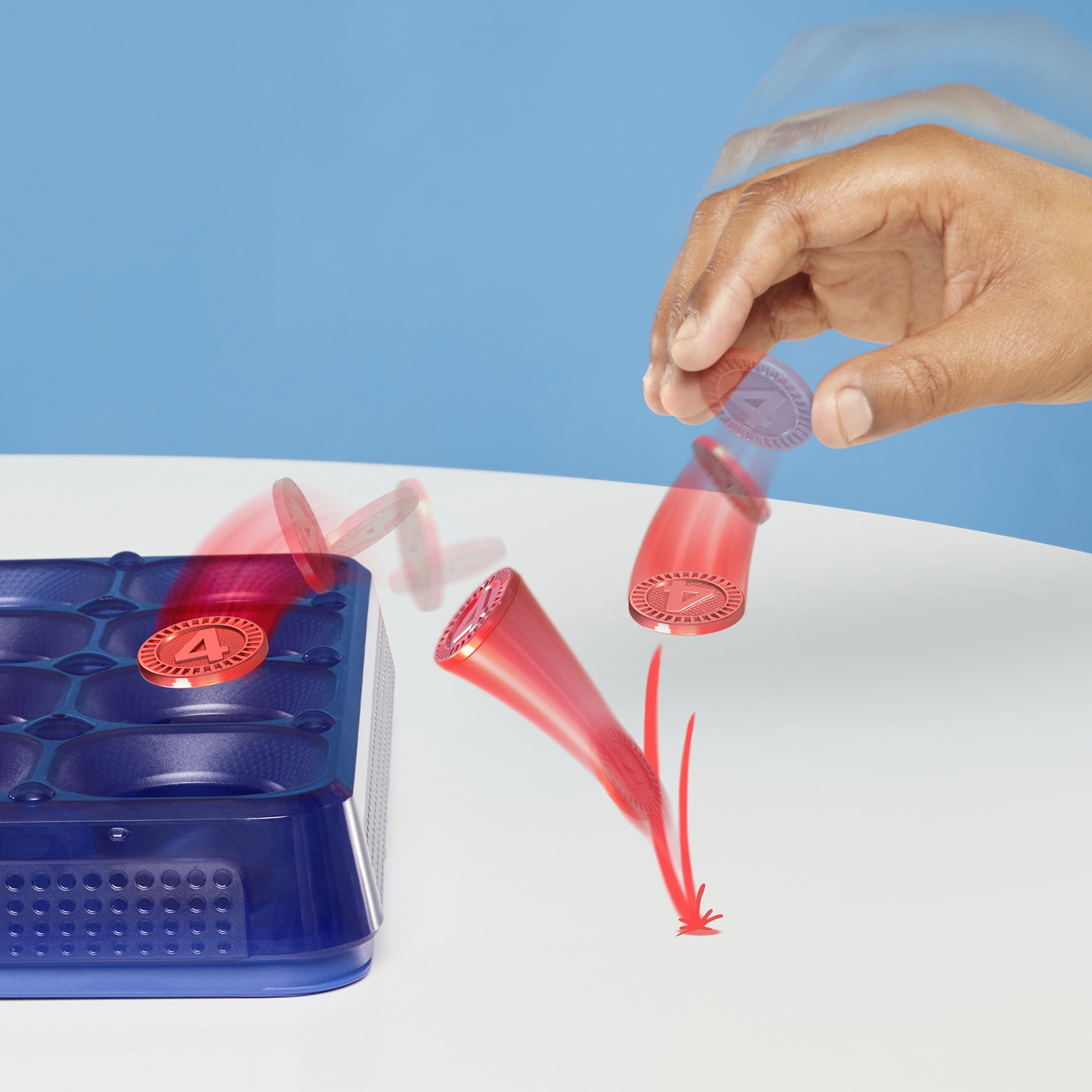 Connect 4 Frénésie, jeu de groupe familial pour enfants et adultes dès 8 ans