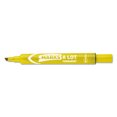 thumbnail image 1 of Marqueur Permanent de Style Bureau, Pointe Biseautée, Jaune, Douzaine Marks-A-Lot Grand, 1 of 6