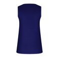 thumbnail image 4 of Timegard Camisoles pour Femmes Col Rond à Boutons Sans Manches Couleur Unie Chic Décontracté Tunique Haut Blouse, 4 of 5