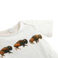 thumbnail image 3 of 3Pcs Baby Girls Summer Tracksuits Print Short Sleeves Romper Solid Color Shorts Headband, 3 of 7