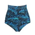 thumbnail image 1 of RELLECIGA Women's High Waisted Ruched Bikini Bottom, 1 of 6
