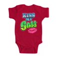 thumbnail image 1 of Justaucorps pour Bébé « Kiss My Sass » - Rouge - 18 m, 1 of 1