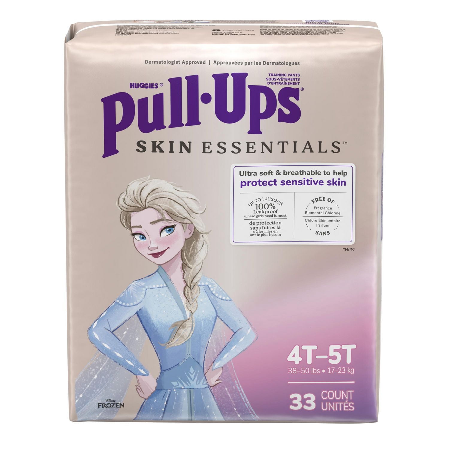 Pull-Ups Girls' Skin Essentials Training Pants