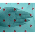 thumbnail image 4 of oneOone Viscose Chiffon Fabric Strawberry Fruit Print Sewing Fabric BTY 42 Inch Wide, 4 of 4
