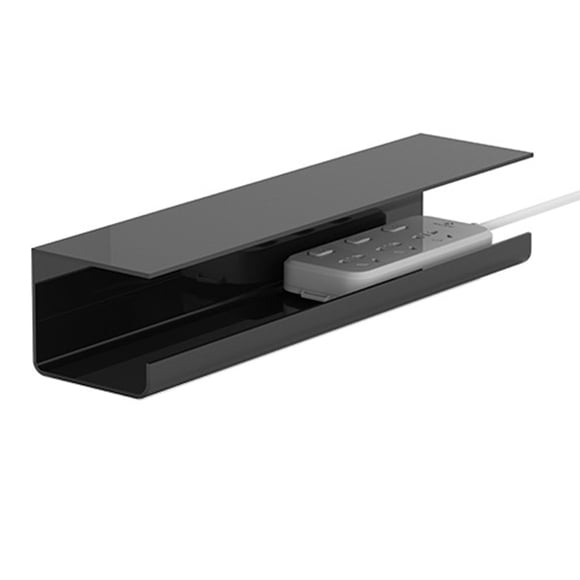 p>Organiseur de Cordon de Bureau, Utilisation Multifonctionnelle sous le Bureau Plateau Organisateur de Câble Punch PVC Gratuit pour la Maison pour les Câbles d'Ordinateur/p>