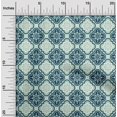 thumbnail image 1 of oneOone Rayon Mint Green Fabric Floral & Tiles Moroccan Sewing Craft Projects Fabric Prints By Meter 56 Inch Wide, 1 of 5