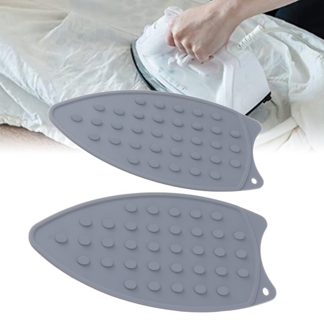 Tapis de Repos en Silicone 2 Pcs pour Fer à Repasser Planche Vapeur