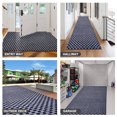 thumbnail image 4 of ANTPOP Runner Rug Outdoor Carpet Runners Hallway Non-Slip Rubberback Area Rugs Indoor Entrance Mat for Entryway Kitchen, 3'x4', Checkred Gray, 4 of 6