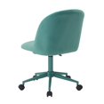 thumbnail image 4 of Linon Adalynn Office Rolling Desk Chair in Aqua, 4 of 14