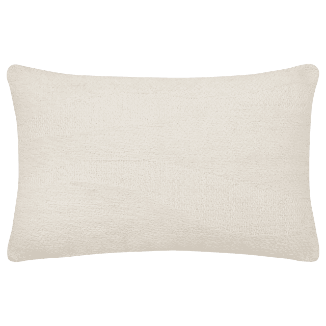 Bouclair Coussin Lombaire Dugan en Blanc Cassé avec un design Texturé Tissé et une Forme Rectangulaire de Soutien Lombaire, Idéal pour un décor Moderne Ou Minimaliste et Convient aux sofas, Chaises Ou Lits.