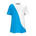 thumbnail image 4 of Birdeem Womens Round Neck Fashionable Casual Short Sleeved Spring/Summer Top, 4 of 12