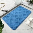 thumbnail image 1 of Thickened Absorbent Non-Slip Bathroom Rug Mat, Plush Polyester Floor Carpet for Toilet, Shower, and Bedroom Doorway, Machine Washable, 1 of 6