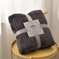 thumbnail image 1 of CEHVOM Scratch Thickened Solid Color Borlaug Sofa Blanket Flannel Blanket Clearance, 1 of 1