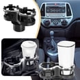 thumbnail image 2 of ETHKIA Porte-Gobelet pour Voiture Véhicule, Expanseur, Double Fente, Isolant, Support Compact pour Boissons, Support de Gobelet d'Eau Extérieur, Installation Facile, Noir, 2 of 6