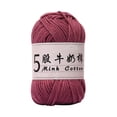 thumbnail image 2 of 5 Strands Milk Cotton Doll Crochet Diy Knitting Thread Baby Sweater Wool Ball, 2 of 6