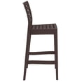 thumbnail image 2 of Compamia Ares 29.5' Outdoor Bar Stool - Set of 1, Brown, 2 of 8