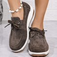 thumbnail image 2 of Dakaela Espadrilles en Toile à Plateforme pour Femmes, Décontractées, à Lacets, Tennis, Course, Classiques, Marche, Plates, 2 of 7