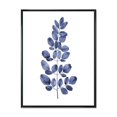 thumbnail image 1 of Designart Navy Blue Eucalyptus II FLOAT FRAME WALL ART, 1 of 4