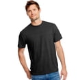 thumbnail image 1 of Hanes Mens X-Temp Fresh IQ Tri-Blend Performance Tee, L, Black, 1 of 1